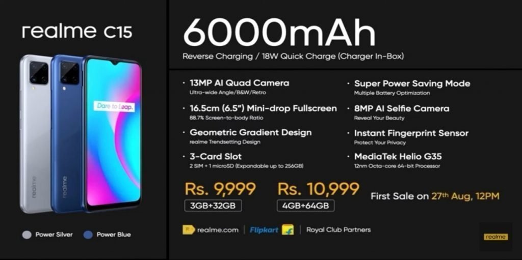 realme c15