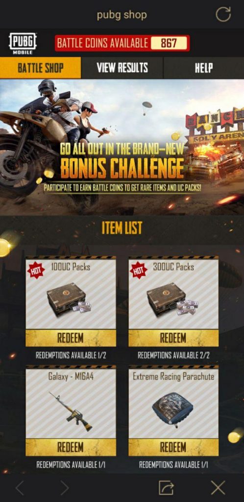 pubg shop